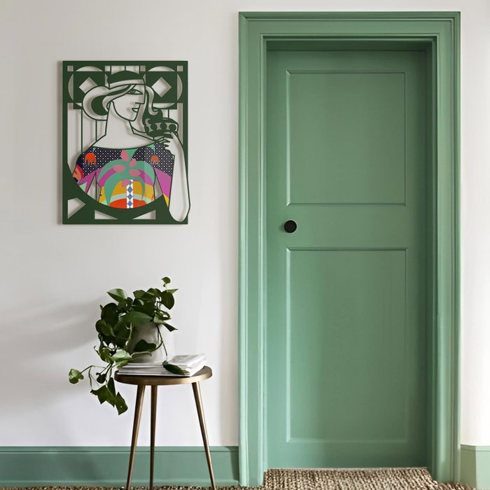 Wallity Mystic Grace - APT819 56 Escultura de Pared de Metal Plata Wallity Mystic Grace - APT819 56 Escultura de Pared de Metal Plata